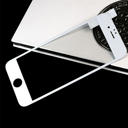 Защитное стекло для iPhone 6, 6S на весь экран противоударное Remax Caesar 3D белое