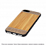 Чехол для Samsung Galaxy S7 гибридный с натуральным деревом Beeyo Wooden N-1 черно-коричневый