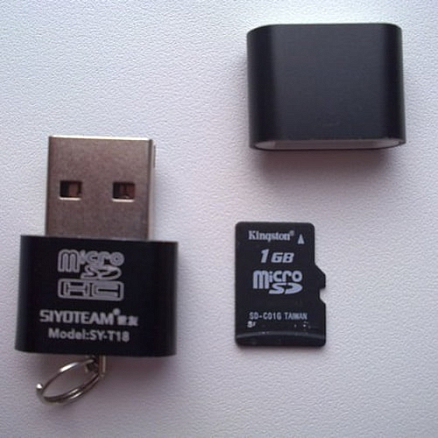 Картридер для microSD брелок Siyoteam SY-T18