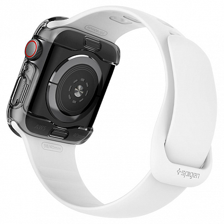 Чехол для Apple Watch 40 мм гибридный Spigen Ultra Hybrid прозрачный
