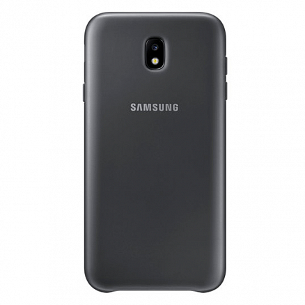 Чехол для Samsung Galaxy J7 (2017), J7 Pro (2017) оригинальный Dual Layer EF-PJ730CBEG черный