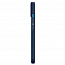 Чехол для iPhone 13 mini пластиковый тонкий Spigen Thin Fit синий