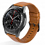 Ремешок-браслет для Samsung Galaxy Watch 46 мм, Gear S3 из натуральной кожи Nova Luxury-2 коричневый