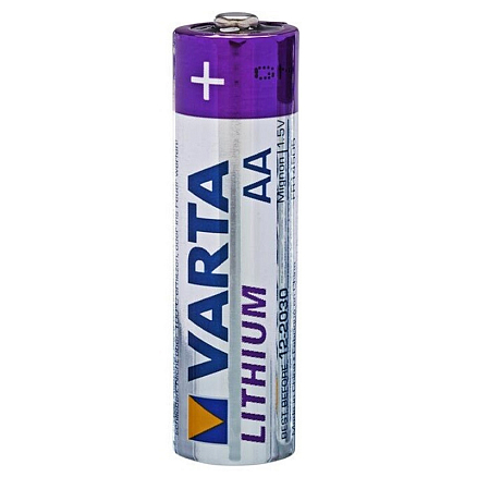 Батарейка FR6 Lithium (пальчиковая большая AA) Varta упаковка 4 шт.