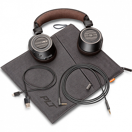 Наушники беспроводные Bluetooth Plantronics BackBeat Pro 2 полноразмерные с микрофоном черные