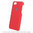 Чехол для iPhone 7 Plus, 8 Plus пластиковый Soft-touch красный