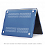 Чехол для Apple MacBook Pro 15 Touch Bar A1707, A1990 пластиковый матовый DDC Matte Shell синий