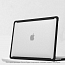 Чехол для Apple MacBook Pro 13 Touch Bar A1706, A1989, A2159, A2251, A2289, A2338, Pro 13 A1708 гибридный WiWU iShield TPU Frame прозрачно-черный
