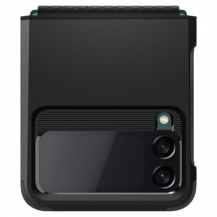 Чехол для Samsung Galaxy Z Flip 3 гибридный для экстремальной защиты Spigen Tough Armor черный