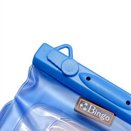 Водонепроницаемый чехол для фотоаппарата Bingo размер 14,8 x 15,7 см голубой