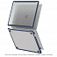 Чехол для Apple MacBook Pro 13 Touch Bar A1706, A1989, A2159, A2251, A2289, A2338, Pro 13 A1708 гибридный WiWU iShield TPU Frame прозрачно-синий