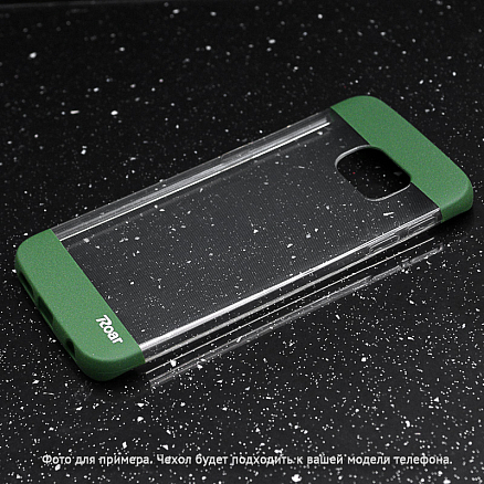 Чехол для Samsung Galaxy S7 силиконовый Roar Fit-UP прозрачно-зеленый