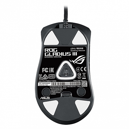 Мышь проводная USB оптическая Asus ROG Gladius III с подсветкой 6 кнопок 19000 dpi игровая черная
