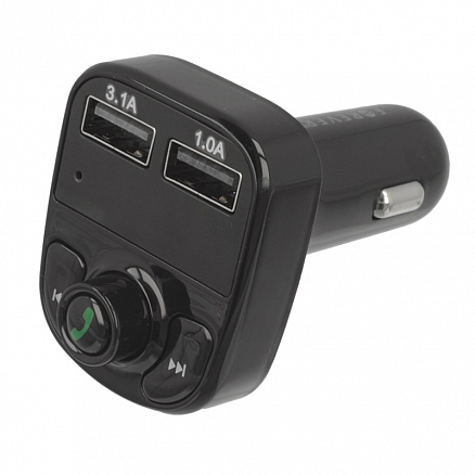 FM модулятор (трансмиттер) автомобильный Forever TR-330 с Bluetooth, двумя USB и громкой связью