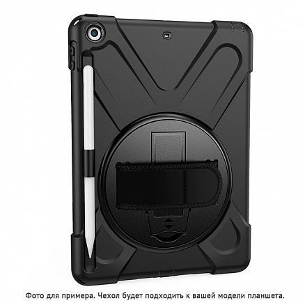 Чехол для Samsung Galaxy Tab S7 Plus 12.4 T970, T975, S8 Plus 12.4 гибридный Nova Hybrid черный