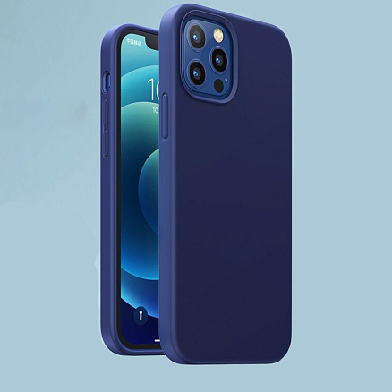 Чехол для iPhone 12 силиконовый Ugreen LP418 синий