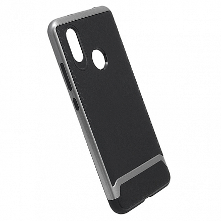Чехол для Xiaomi Mi 8 гибридный iPaky Bumblebee черно-серый