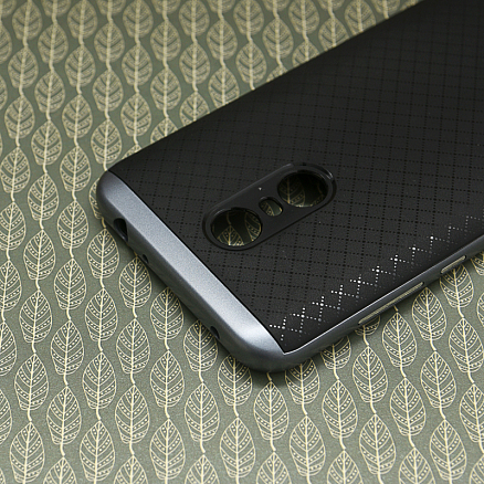 Чехол для Xiaomi Redmi 5 Plus гибридный iPaky Bumblebee черно-серый