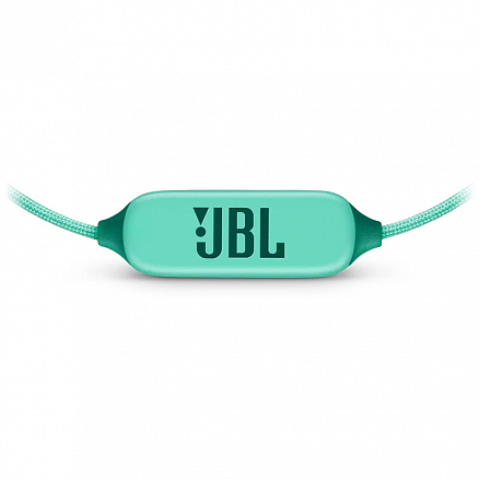 Наушники беспроводные Bluetooth JBL E25BT вакуумные с микрофоном и пультом бирюзовые