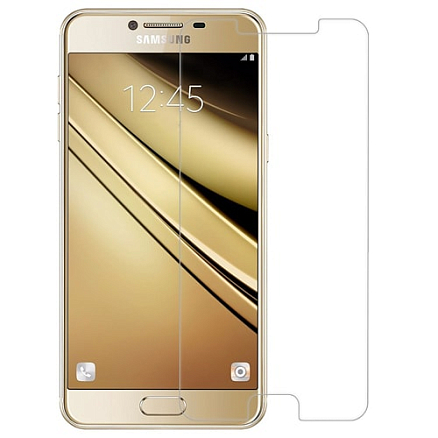Защитное стекло для Samsung Galaxy C5 на экран противоударное