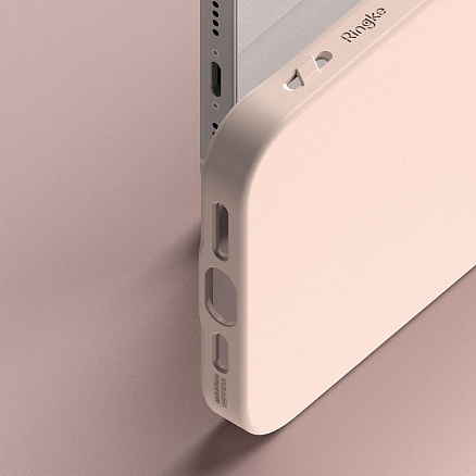 Чехол для iPhone 13 гелевый ультратонкий Ringke Air S розовый