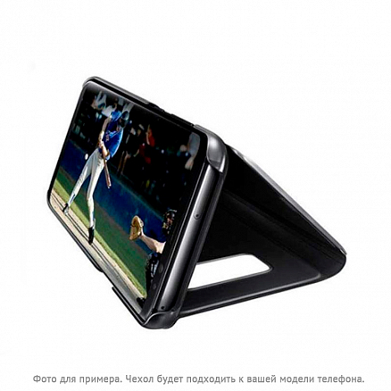 Чехол для Samsung Galaxy A12, M12 книжка Hurtel Clear View черный