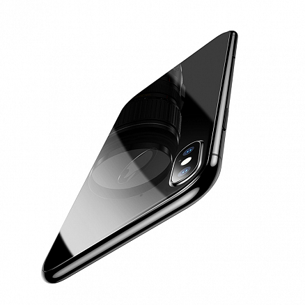 Защитное стекло для iPhone XS Max на экран и заднюю крышку Baseus прозрачное