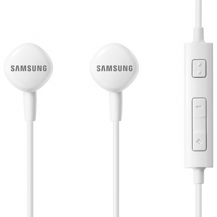 Наушники Samsung EO-HS1303 вакуумные с микрофоном и пультом белые