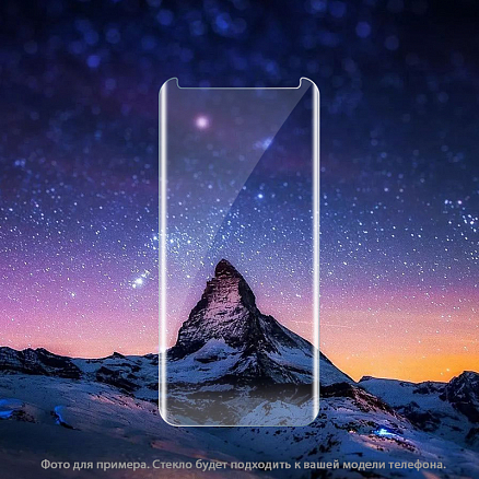 Защитное стекло для Samsung Galaxy S9 на весь экран противоударное Mocolo AB Glue 0,33 мм 3D прозрачное