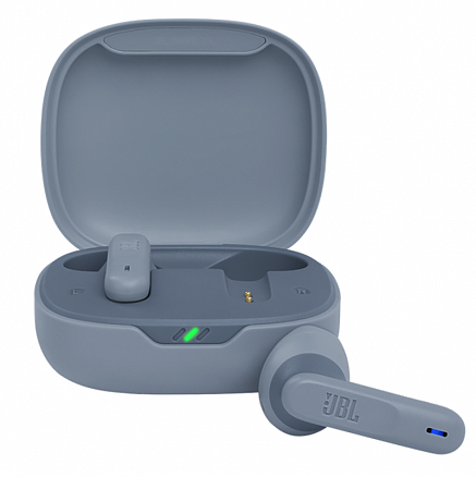 Наушники TWS беспроводные Bluetooth JBL Wave 300 вкладыши с микрофоном синие