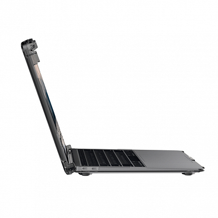Чехол для Apple MacBook Air 13 (2018-2019) A1932, (2020) А2179 гибридный для экстремальной защиты Urban Armor Gear UAG Plyo прозрачно-серый