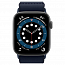 Ремешок-браслет для Apple Watch 38, 40 и 41 мм текстильный Spigen Fit Lite синий