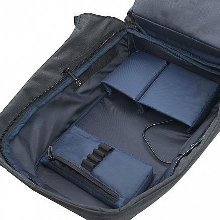 Рюкзак XD Design Bobby Original с отделением для ноутбука до 15,6 дюйма и USB портом антивор темно-синий