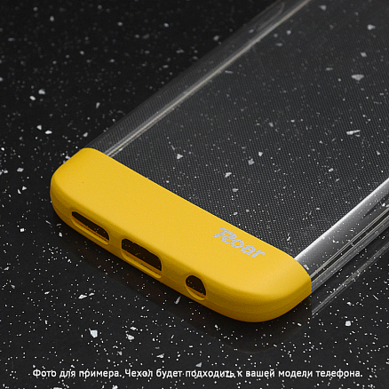 Чехол для Samsung Galaxy S7 силиконовый Roar Fit-UP прозрачно-желтый