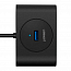 USB 3.0 HUB (разветвитель) на 4 порта Ugreen CR113 с питанием MicroUSB черный