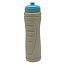 Бутылка для воды спортивная с дозатором 800 мл серо-голубая