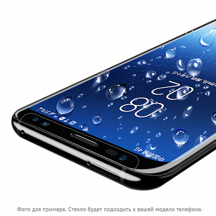 Защитное стекло для Samsung Galaxy S10+ G975 на весь экран противоударное T-Max Liquid c УФ-клеем и лампой прозрачное
