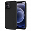 Чехол для iPhone 12, 12 Pro пластиковый тонкий Spigen SGP Thin Fit черный
