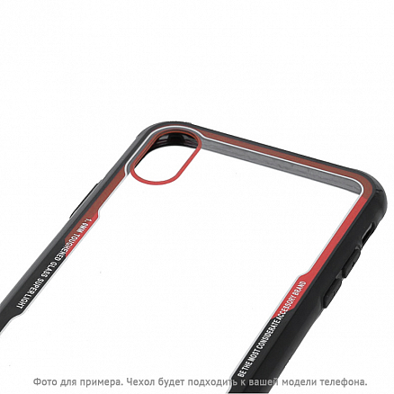 Чехол для Samsung Galaxy S9 гибридный Beeyo Acrylic прозрачно-черный