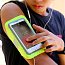 Чехол универсальный для телефона до 4.7 дюйма спортивный наручный Baseus Sports Armband кислотно-зеленый