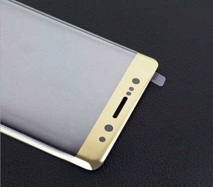 Защитное стекло для Samsung Galaxy Note 7 на весь экран противоударное Joyroom 3D золотистое