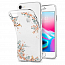 Чехол для iPhone 7, 8 гелевый ультратонкий Spigen SGP Liquid Crystal Blossom & Birds прозрачный