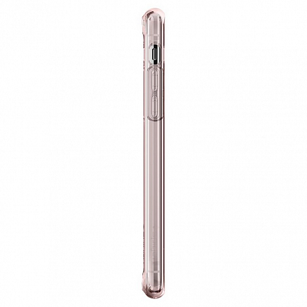 Чехол для iPhone X гибридный Spigen SGP Ultra Hybrid прозрачно-розовый