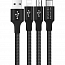 Беспроводная зарядка (быстрая), чехол для iPhone XS Max и кабель 3-в-1 Nillkin Fancy Gift (подарочный комплект) черные