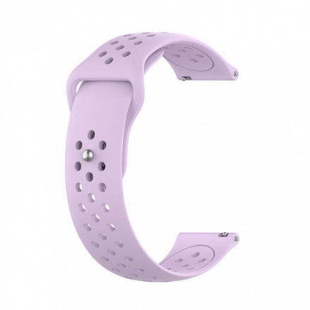 Ремешок-браслет для Huawei Watch GT, GT 2 46 мм силиконовый Nova New Nike сиреневый