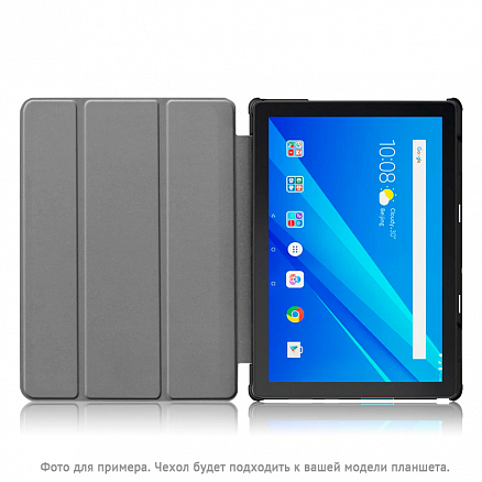 Чехол для Samsung Galaxy Tab S6 Lite 10.4 P610, P615 кожаный Nova-06 голубой