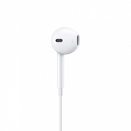 Наушники Apple EarPods в разъём Lightning вкладыши с микрофоном и пультом оригинальные MMTN2ZM
