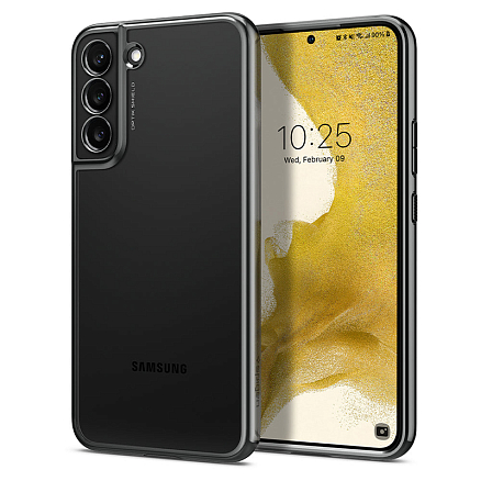 Чехол для Samsung Galaxy S22 гелевый Spigen Optik Crystal прозрачно-серый