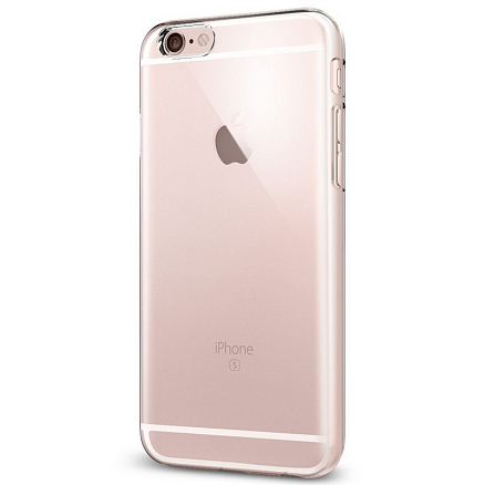 Чехол для iPhone 6, 6S пластиковый тонкий Spigen SGP Thin Fit прозрачный