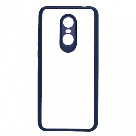 Чехол для Xiaomi Redmi 5 Plus гибридный iPaky Letou прозрачно-синий